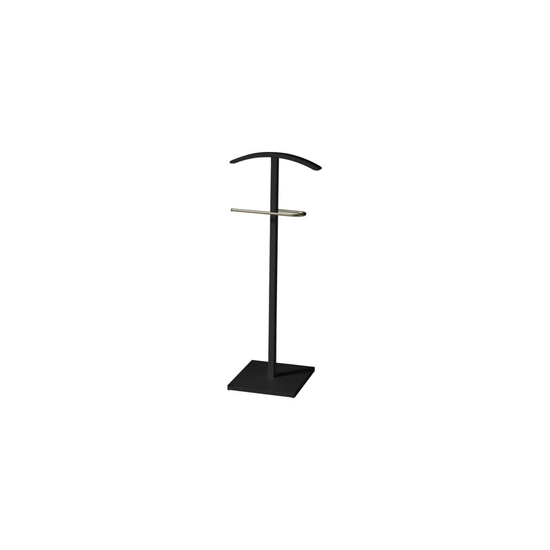 Ahrens Freestanding Valet Stand, Black