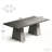 Style Dining Table, Spacious Wood Kitchen Table for Versatile Use and Durable Design