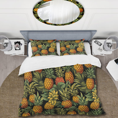 Ensemble de housse de couette Pineapple Delight