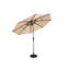 Parasol polyvalent à inclinaison automatique avec construction robuste pour patio et bord de piscine-1805388044