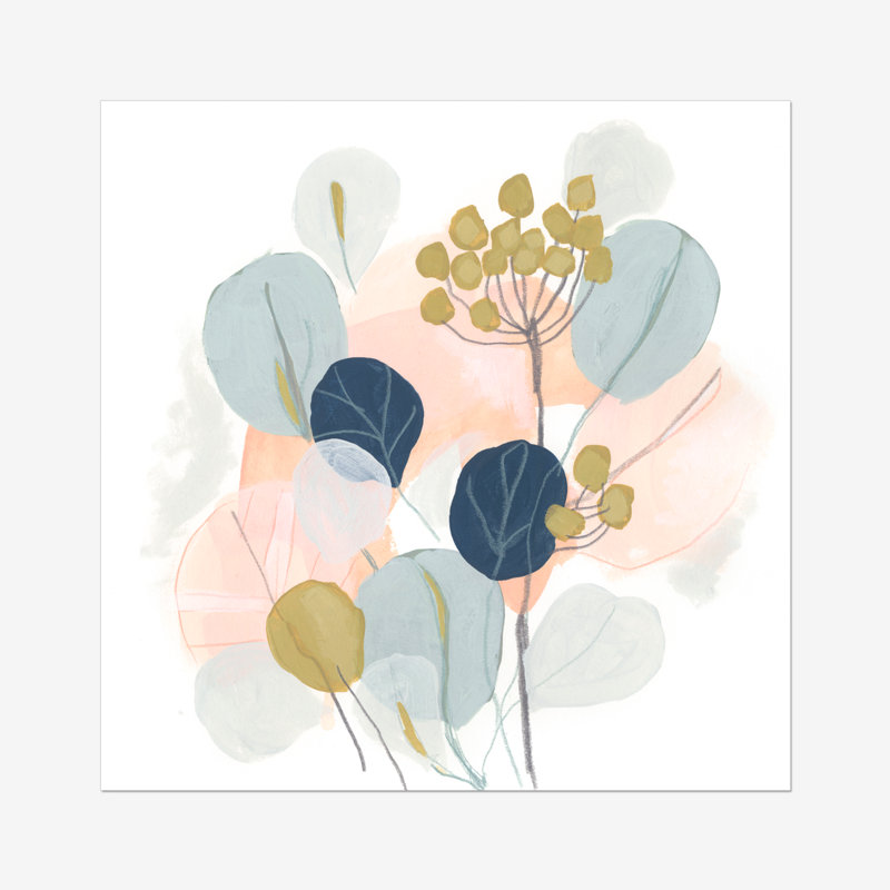 Floral Mazurka IV by June Erica Vess - Painting, Paper Print, 76cm H x 76cm W x 0.17cm D