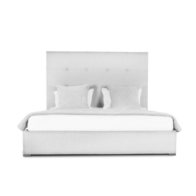 Dezyah Upholstered Standard Bed, King, Off White Revolution®
