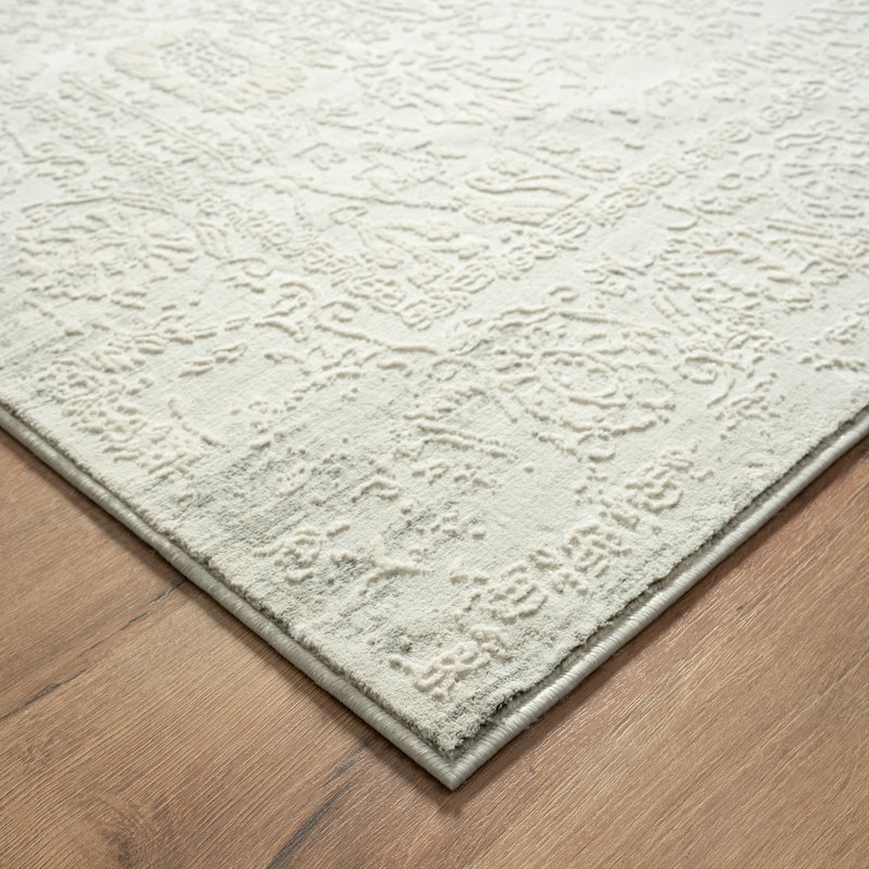 Tapis de couloir oriental ivoire