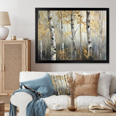 «Polebridge Birch Tree Forest Wonderland II», reproduction sur toile