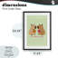 «You Make Me So Capy», reproduction sous verre encadrée, design par Emily Dumas-10463807-10463800