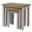Payton 3 Piece Nest of Tables, Solid Pine, Corona Design-682071127
