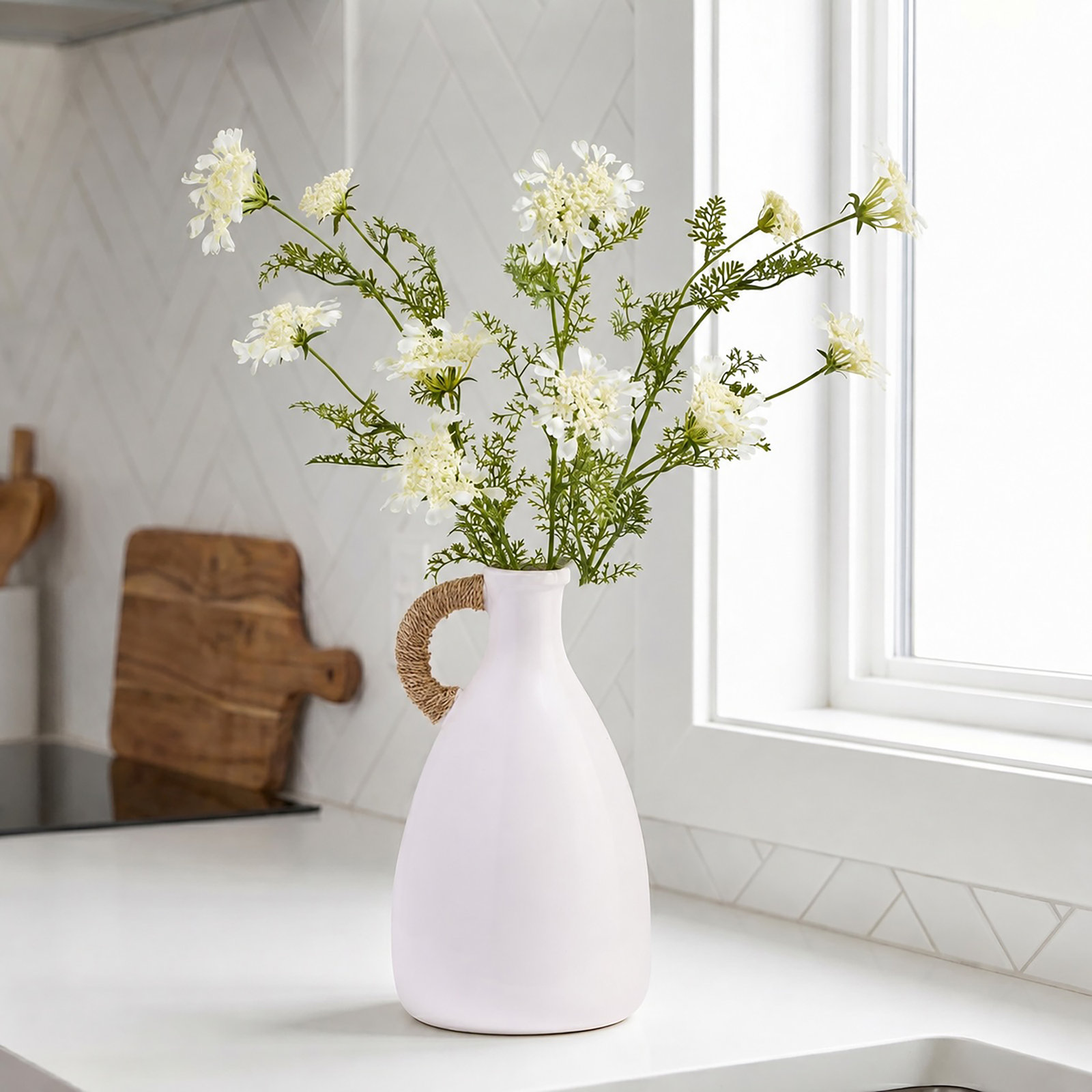 Field Yarrow Stems, White