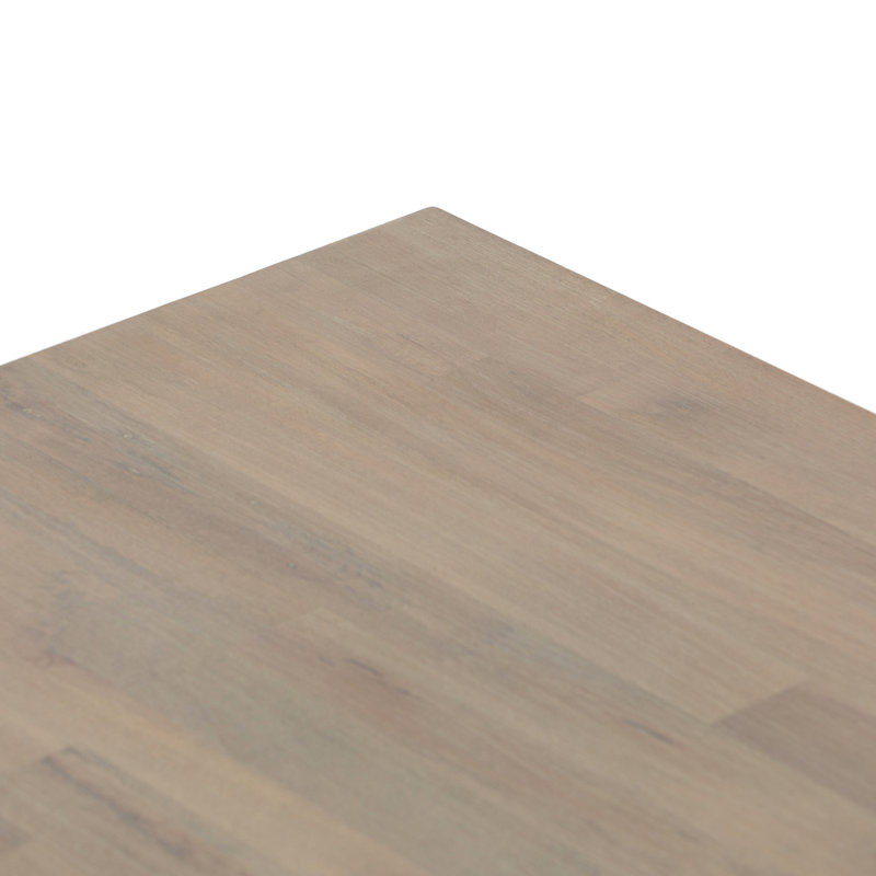 Clarita Solid Wood Dining Table, Whitewash