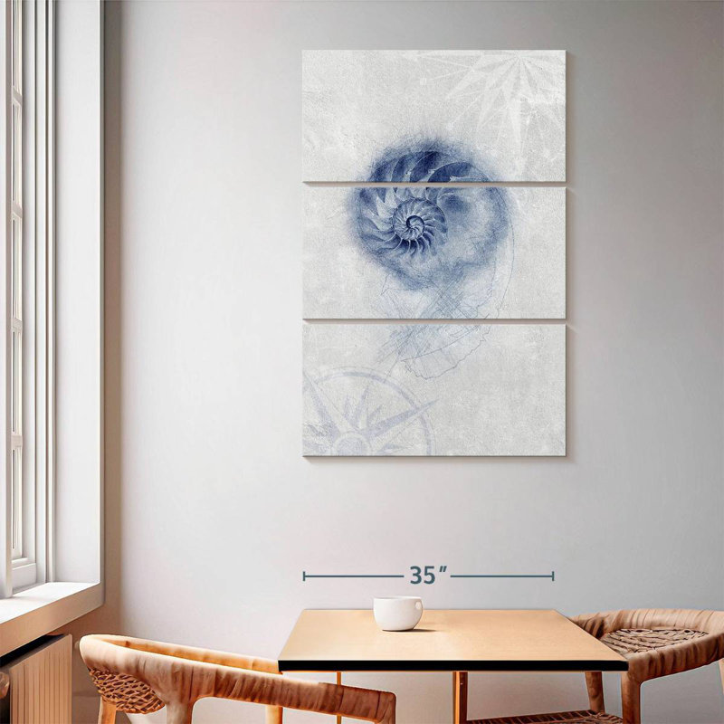 Brampt Ocean Memories I, 65" H x 42" W