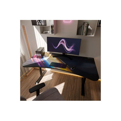Arena Full-surface, Interchangeable, Water-resistant, And Washable Mouse Pad With Stitched Edges - Light