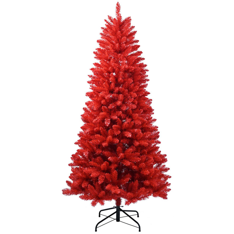 Arbre de Noël artificiel ignifuge en PVC, 4'