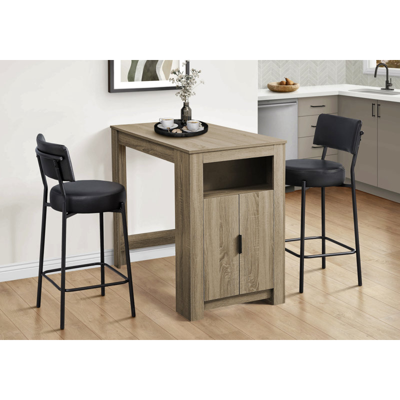 2 pièces tabouret de bar, hauteur de comptoir, cuisine, aspect cuir