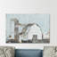 «Barn & Silo II», reproduction de peinture à l'huile sur toile encadrée-30010809
