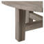 Croquet Solid Wood 4 Legs Coffee Table-36111966