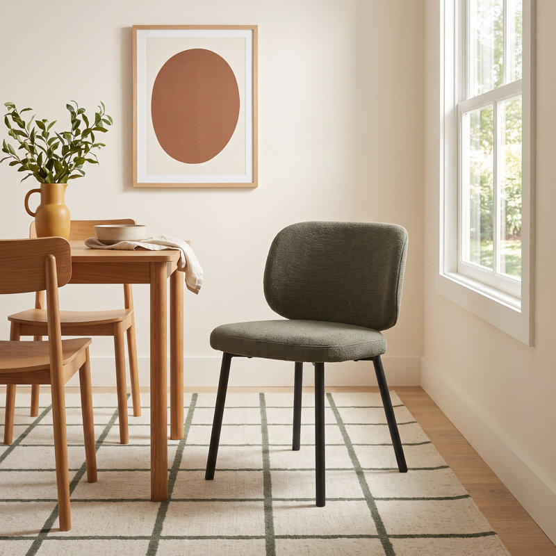 Corine Upholstered Dining Chair, Cedar