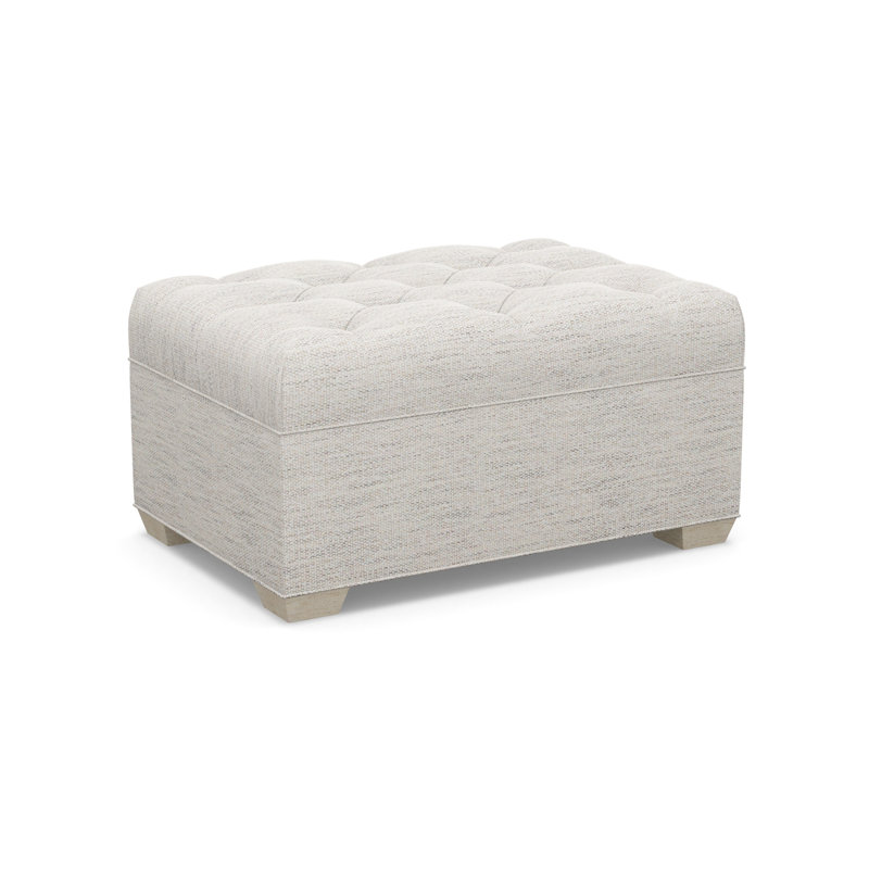 Tufted Ottoman, 3906-73, Sandstone