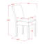 Ensemble de salle à manger 5 pièces pour 4 personnes comprenant une table de cuisine ronde avec pied central et 4 chaises de salle à manger Parson en lin beige clair, 107 x 107 cm, blanc lin-438875778-438875779-524644633