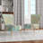 Upholstered Floral Side Chair - Modern floral Accent Chair-90396901