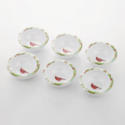 3 3/8" Mini Bowl S6, Winter Bird