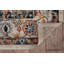 Tapis oriental rectangulaire en polyester tissé à la machine brun-2034839907