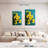 Harnek Daffodils On Teal-108523644