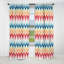 Motif à chevrons rétro Mid-Century - Rideau à chevrons - Rideau occultant à chevrons - 1 panneau-107554835
