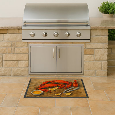 Crab Hot Doormat