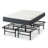 Huckle 9" Motion Isolating Innerspring Medium Firm Hybrid Mattress w/ 14" Metal Platform Bed-68978435