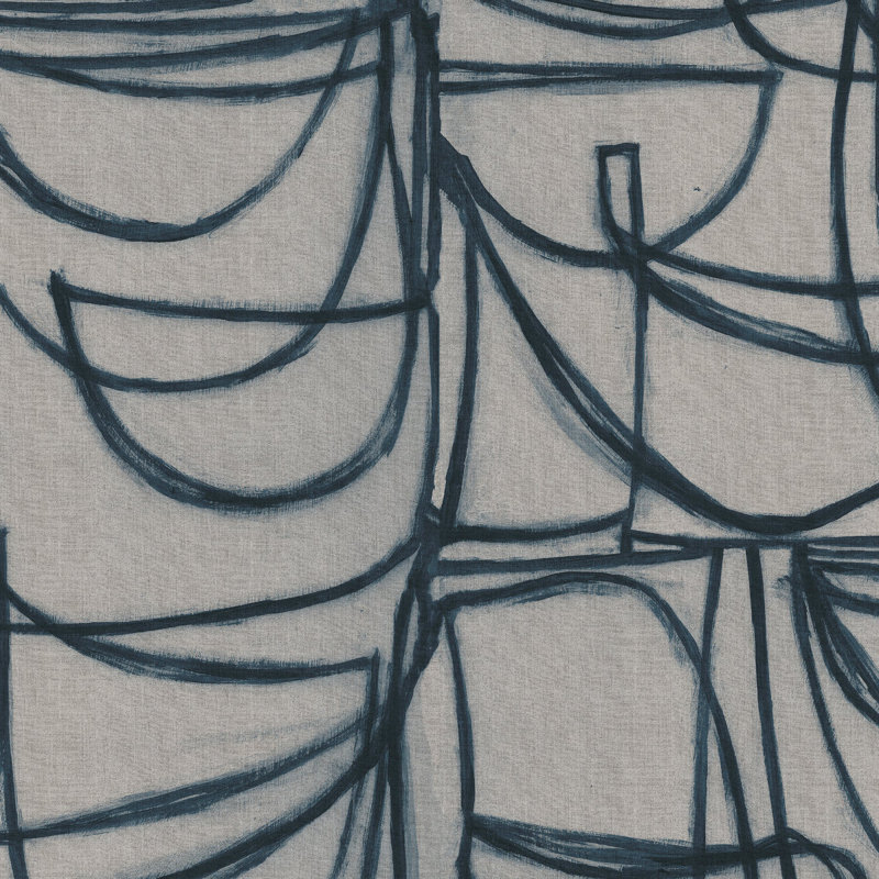 Limitless Small - Papier peint par Norman Wyatt Home, Indigo, Peler et coller, Self-adhesive