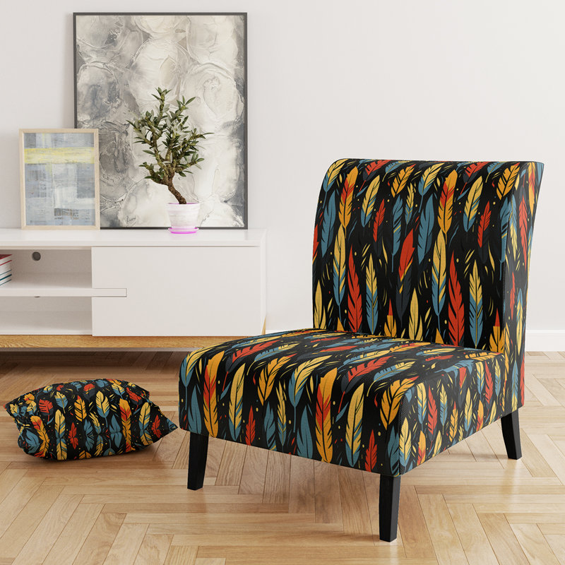 Fauteuil de chambre rembourré Feather Tribal Fusion