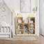 8 casiers de rangement pour bibliothèque et jouets pour enfants - vitrine multifonctionnelle ouverte en forme de château pour salle de jeux, chambre de bébé, chambre d'enfant