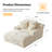 Latitude Run® No Assembly Required 64''D Corduroy Indoor Chaise Lounge Chair Upholstered Modern Glauser Oversized Compression Sleeper Sofa In A Box-829762479