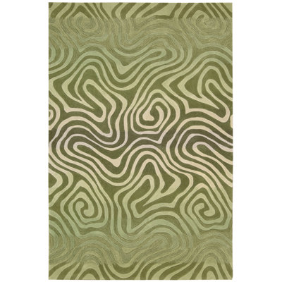 Tapis avocat touffeté à la main Newbury