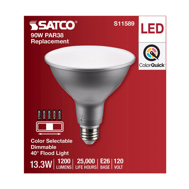 15.5 Watt Gray LED Bulb, 13.3