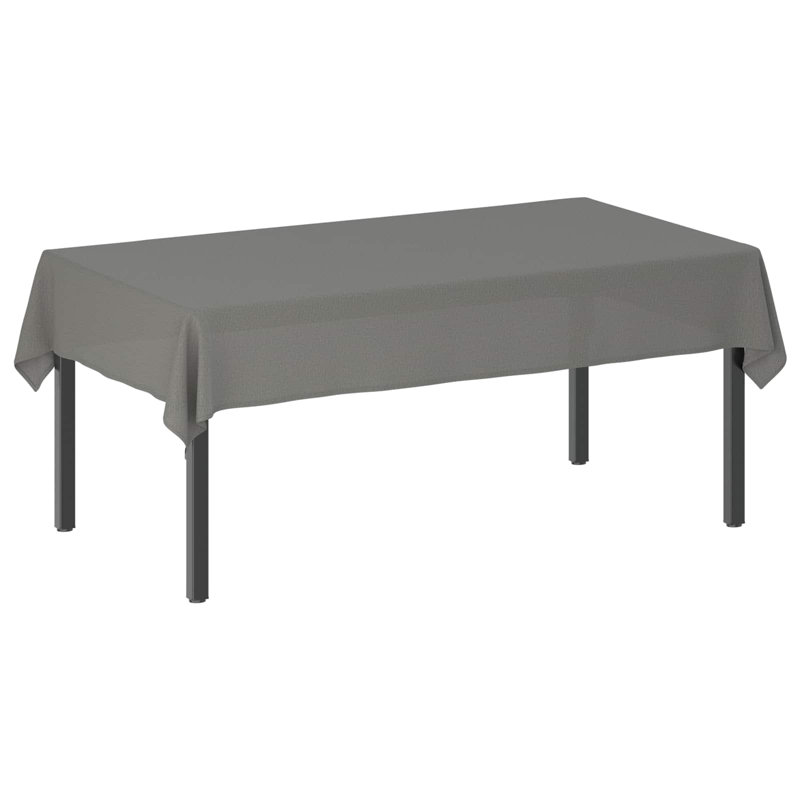  Table Cloth Tablecloth Dining Cover Kitchen Living Room Polyester Decor, 160 cm L, 1, Light Grey