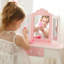 Fashion Prints Kids Vanity Set with Mirror