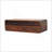 Solid Wood Floating California Walnut Open Console, 2-Drawers, Brown