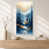Cadre flottant blanc