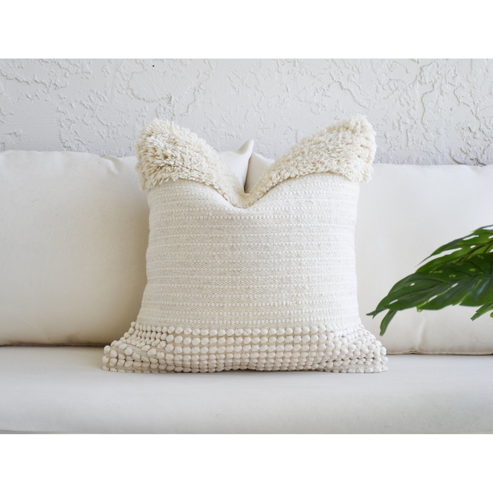 80% Cotton & 20% Wool Pillow Cover