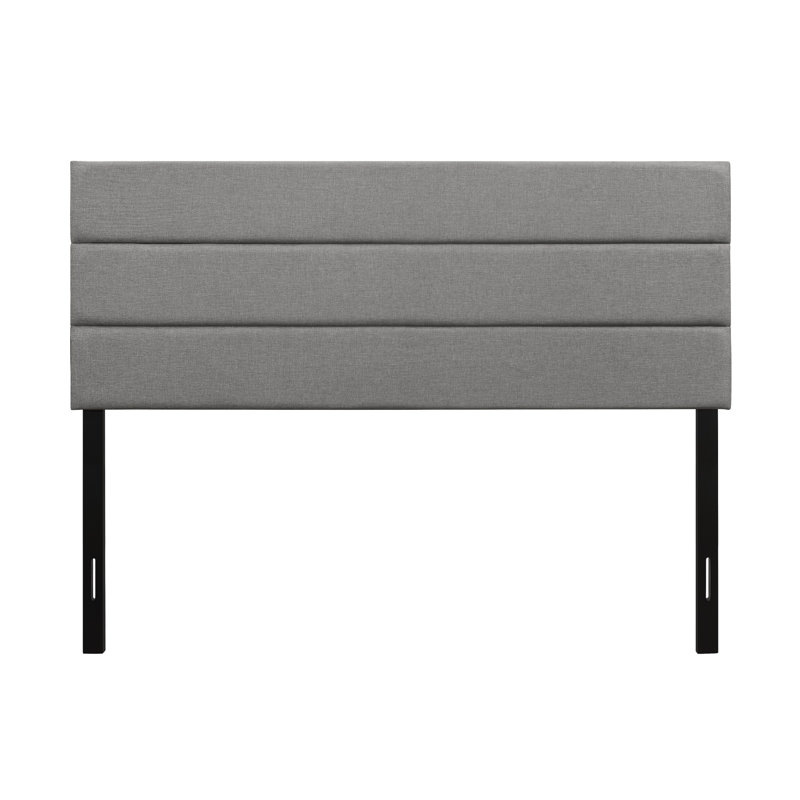Farmersville Upholstered Headboard, Gray, Queen