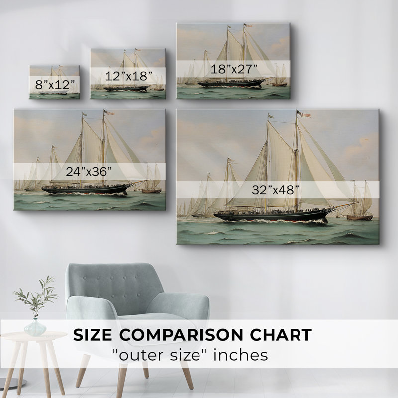 Série nautique-CLXV -Galerie enveloppée Cavas, 24 x 36
