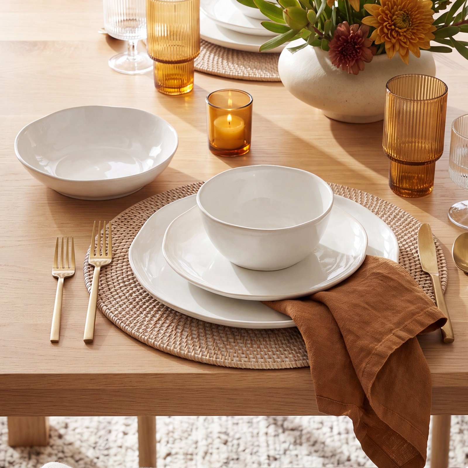 Forma Handmade Stoneware Dinnerware Set