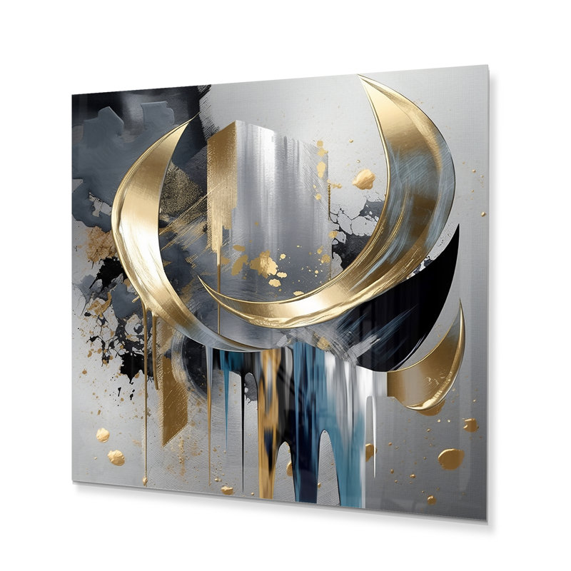 Décoration murale formes abstraites et lignes I, H 16 po x l 16 po x P 1 po
