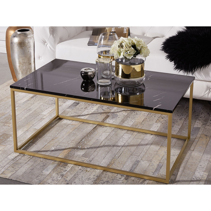Genevieve Frame Coffee Table, Gold