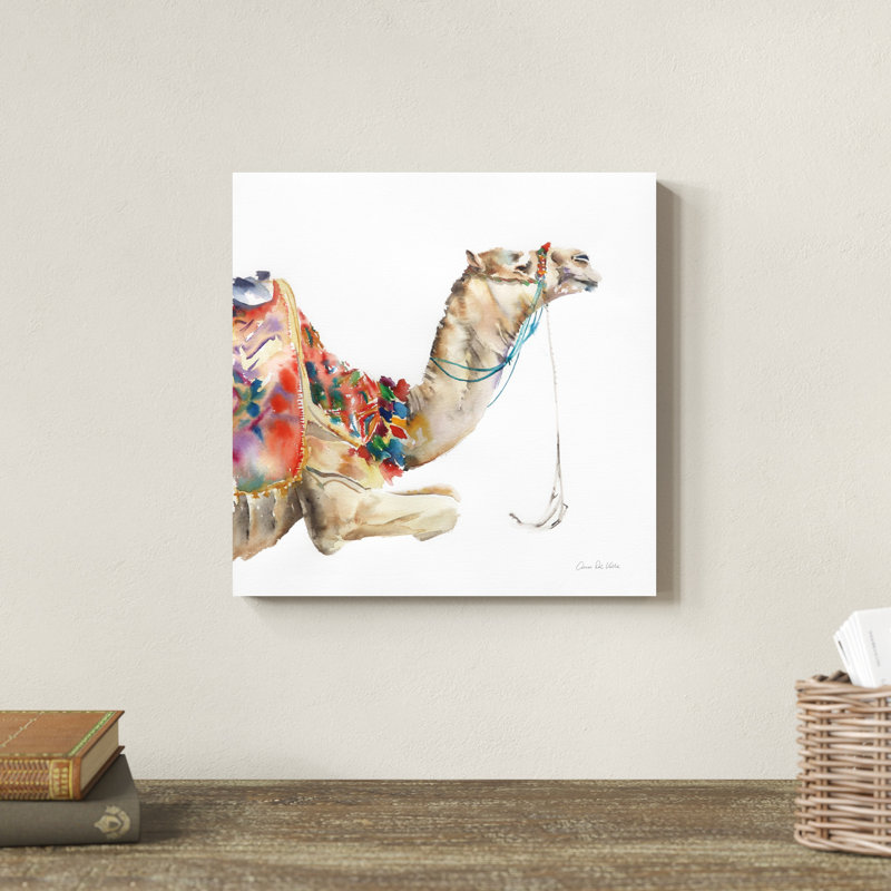 " Desert Camel I ", 12" H x 12" W x 1.25" D