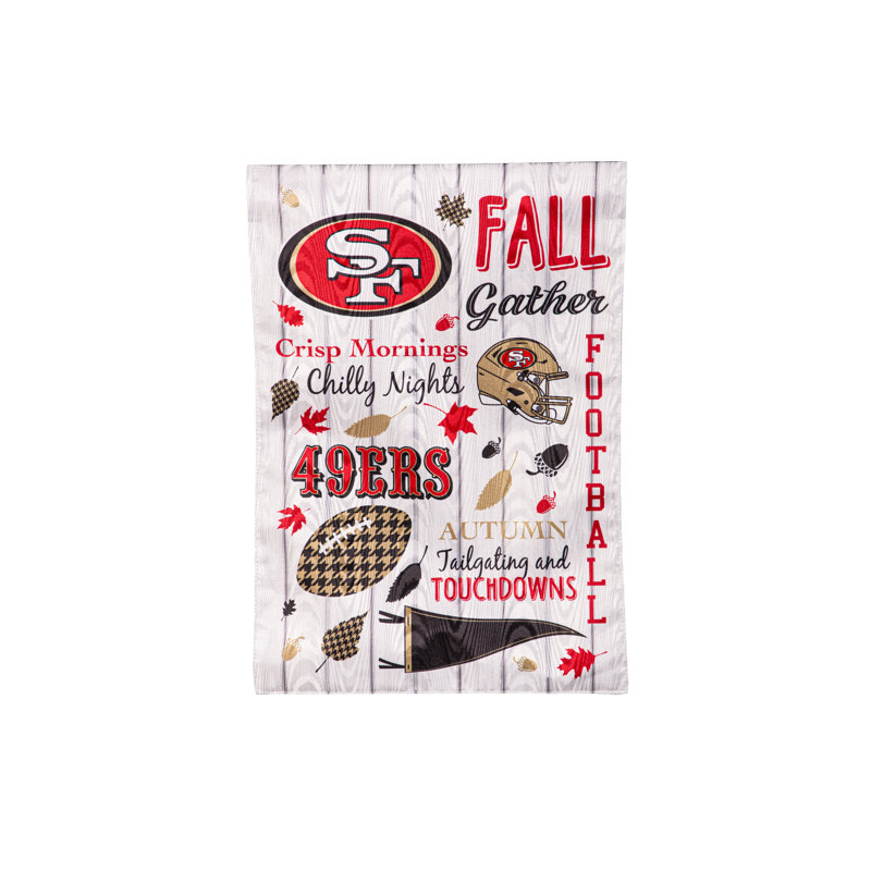 Double face 18 H x 12,5 l, NFL San Francisco 49ers