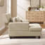 Chaise longue rembourrée en tissu 39,76 po-1990492647