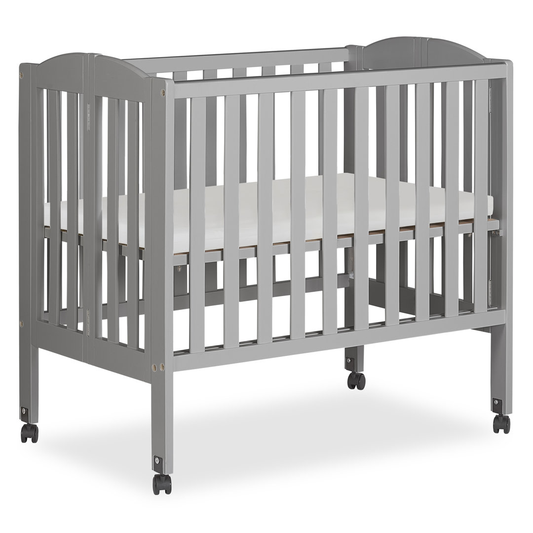 Rowes Mini Convertible Portable Crib Harriet Bee