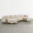 Solena  161.4" W 6-Piece Upholstered Modular Sectional  Sofa With Solid Wood Base-2101836982