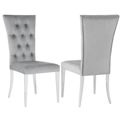Chaise parsons capitonnée Demorest